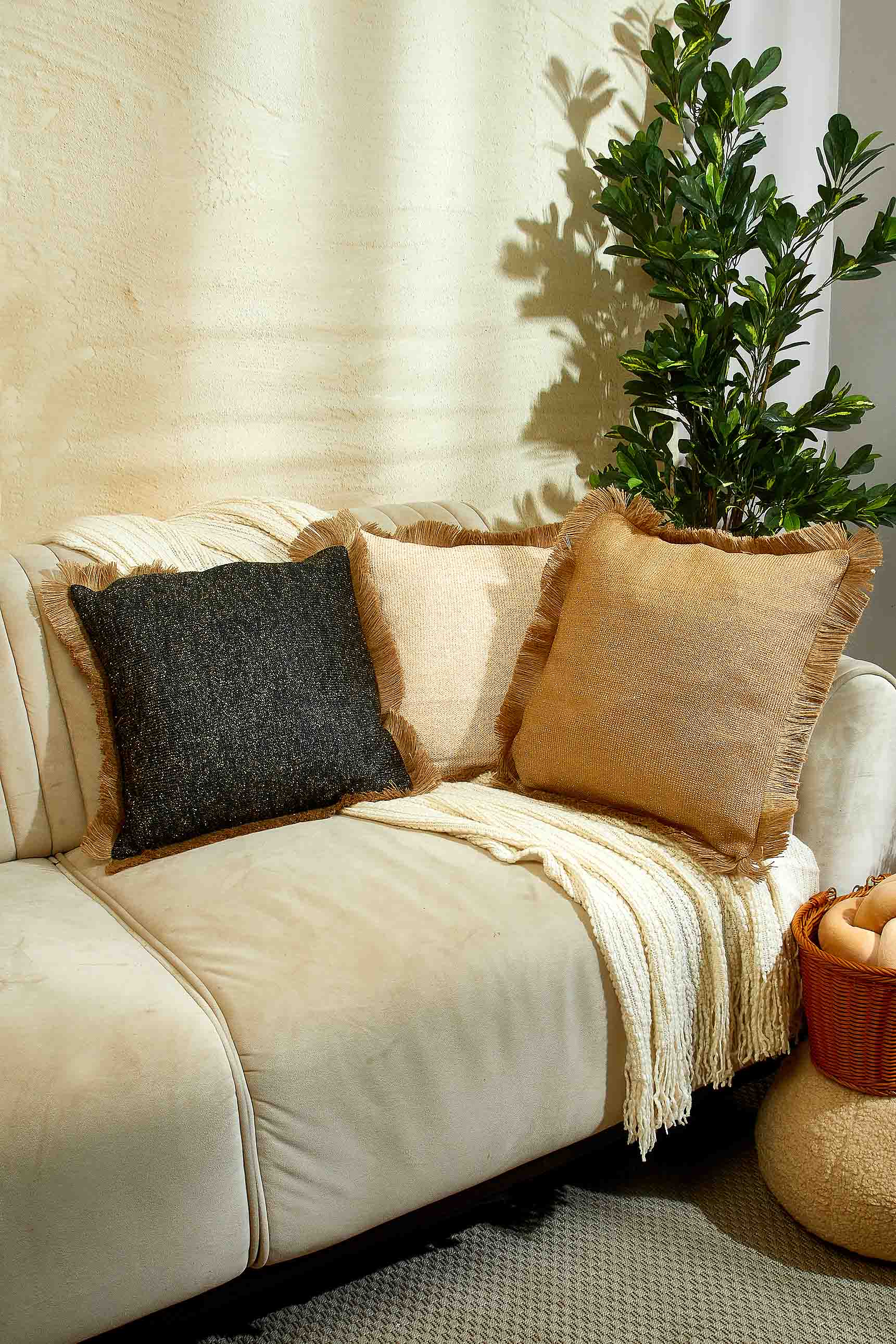 Sparkle Cushion Cover - Black - Image 3