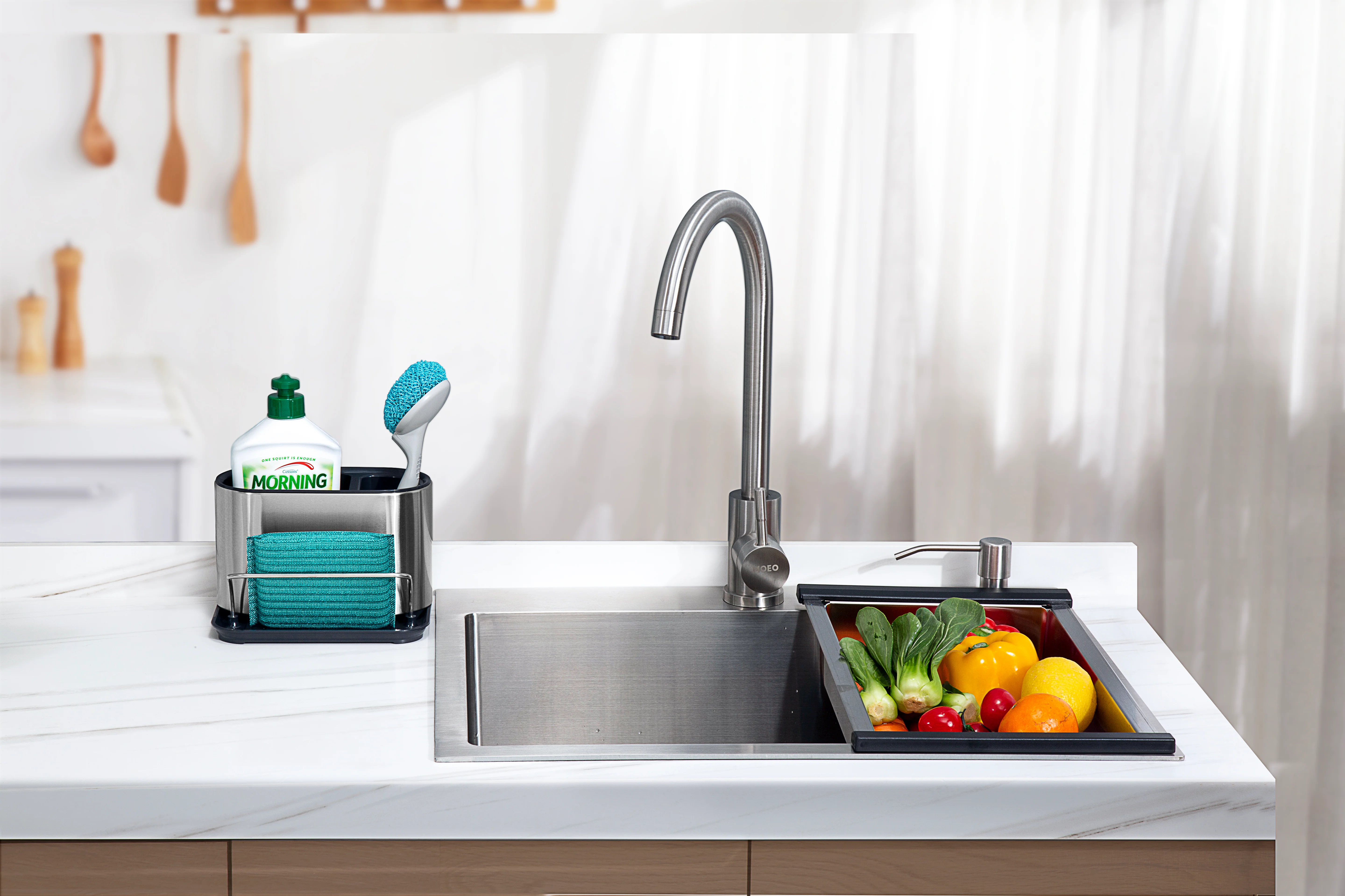 Stainless Steel Sink Organizer - Image 2