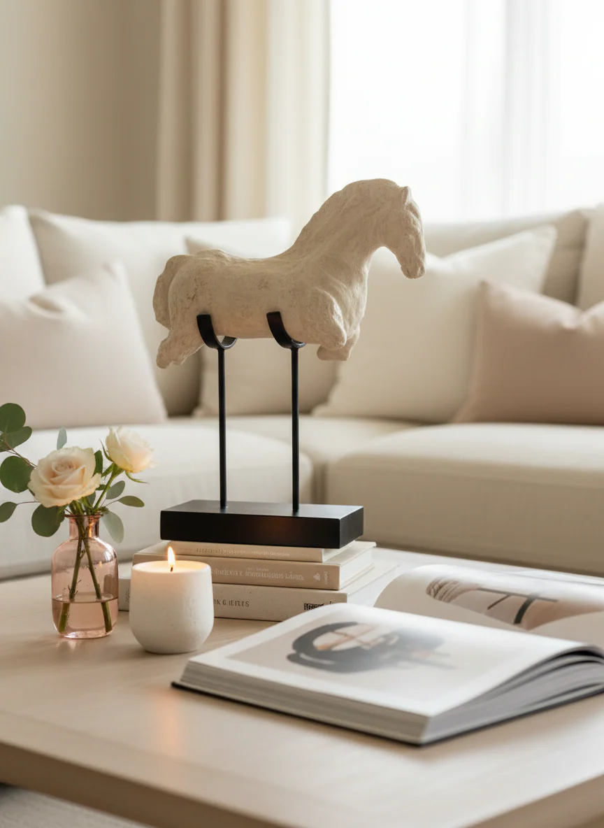 Terracotta Phantom Horse Sculpture - Image 7